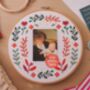 Christmas Photo Cross Stitch Kit, Festive Frame, thumbnail 3 of 6