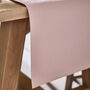 Blush Pink Cotton Table Runner, thumbnail 4 of 5