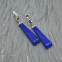 Lapis Lazuli Sterling Silver Drop Earrings, thumbnail 1 of 9