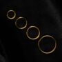 Silver Stainless Steel Hoop Earrings For Men, thumbnail 7 of 10