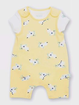 New Baby Koala Spring Summer Dungarees Gift Set, 5 of 10