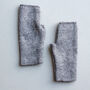 Cosy Knit Plain Colour Fingerless Gloves, thumbnail 10 of 12