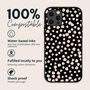 White Dots Eco Friendly, Biodegradable Phone Case, thumbnail 4 of 8