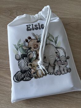 Personalised Kids Safari Theme Baking Gift Set, 9 of 9