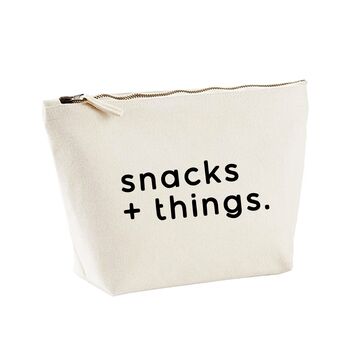 Snacks And Things Zipped Bag Storage Lunch Pouch, 4 of 4