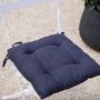 Linen Seat Pad Cushion, thumbnail 1 of 6