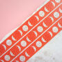 Moon Phases Washi Tape Red, thumbnail 3 of 5