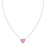 Pink Sapphire Heart Necklace, thumbnail 3 of 5