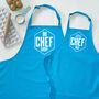 Big Chef Little Chef Personalised Hexagon Aprons, thumbnail 2 of 8