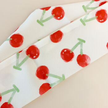 Cherry Print Scarf Glasses Chain, 4 of 4