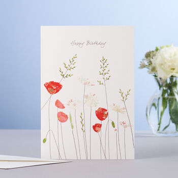 Set Of Three Birthday Botanical Cards, 3 of 3