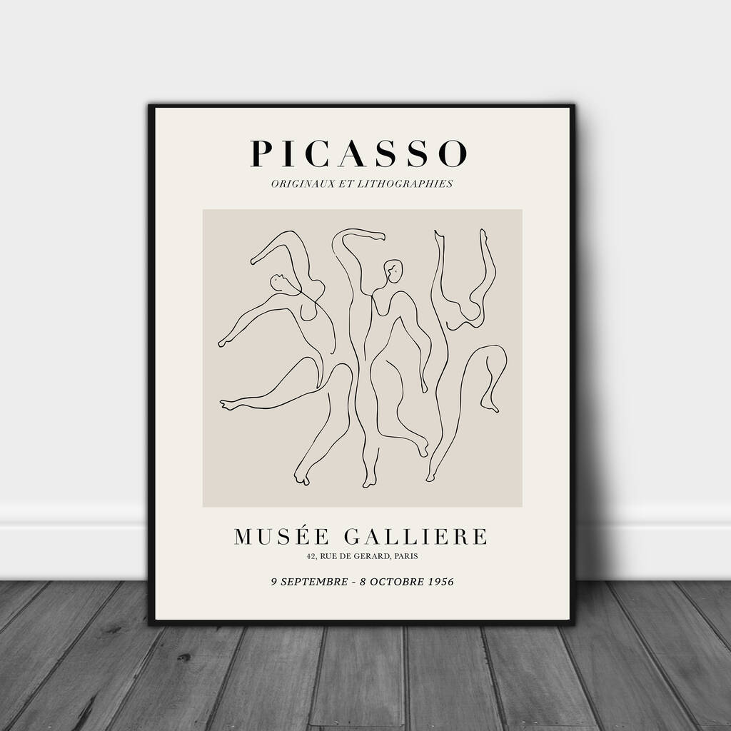 Picasso Dancers Exhibition Print, 1 of 3