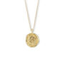 Leo Zodiac Coin Pendant Necklace, thumbnail 2 of 5
