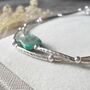 Kyanite Silver Rope Bracelet, thumbnail 3 of 6