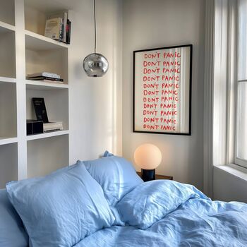 Don't Panic Positive Quote Hand Painted Art Print, 3 of 3