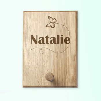 Personalised Flying Butterfly Peg Hook, 2 of 6