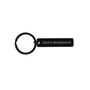'Dad's Workshop' Long Black Metal Keyring | Key Accessory | Father's Day, thumbnail 2 of 2