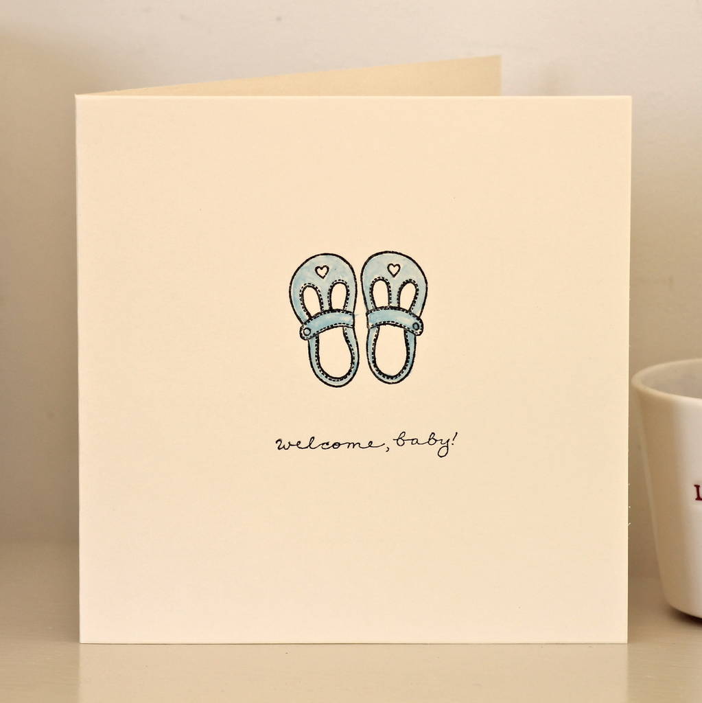 Handmade Newborn Baby Card By Chapel Cards