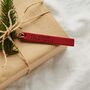 Personalised Reusable Leather Gift Tags, thumbnail 1 of 4