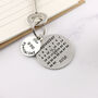 Anniversary Gift Special Day Calendar Round Keyring, thumbnail 9 of 10