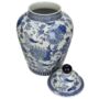 Chinoiserie Ginger Jar Pot And Vaals White Blue Porcelain, thumbnail 7 of 7