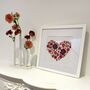 Pressed Flower Heart In A Frame, thumbnail 1 of 3