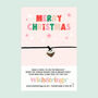 Merry Christmas Wish Bracelet, thumbnail 1 of 3