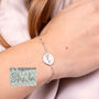 Personalised Real Handwriting Silver Bracelet, thumbnail 1 of 4