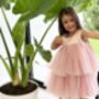 Mia In Dusty Rose ~ Party Or Flower Girl Dress, thumbnail 4 of 7