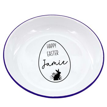 Personalised Easter Enamel Snack Bowl, 6 of 6