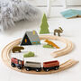 Personalised Wooden Tree Tops Train Set, thumbnail 3 of 5