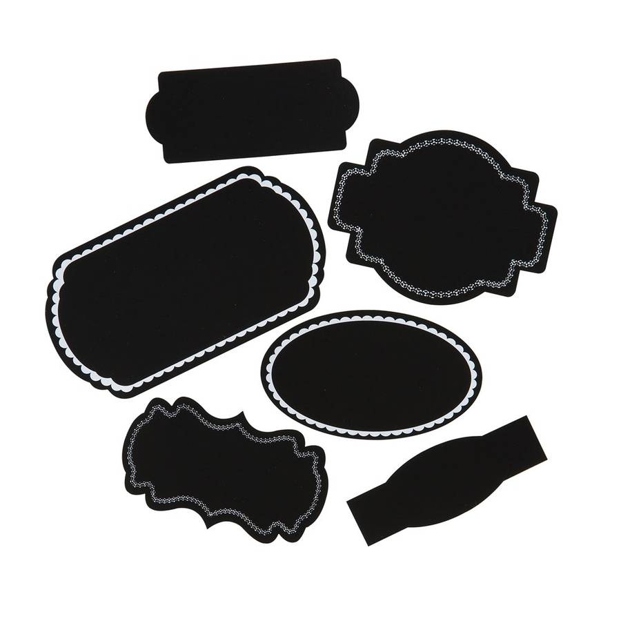 Set Of 36 Chalkboard Sticker Labels By all things Brighton beautiful