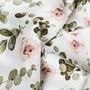 Eucalyptus And Roses Cot Bed Sheet, thumbnail 3 of 5