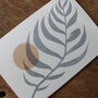 Palm And Sun Greetings Card, thumbnail 6 of 10