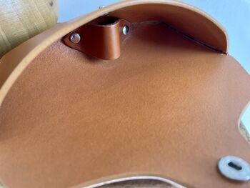 Personalised Tan Leather Sunglasses Case, 6 of 12