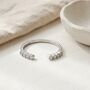 Open Cuff Diamond Ring, thumbnail 2 of 7