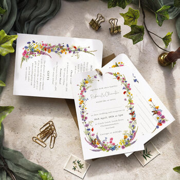 Wildflower Wedding Invitation Suite, 2 of 7