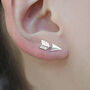 Arrow Sterling Silver Stud Earring, thumbnail 2 of 5