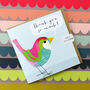 Birdie Thank You Card, thumbnail 3 of 5