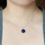 Natural Lapis Lazuli Necklace In Sterling Silver, thumbnail 3 of 3