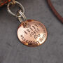 Personalised Copper Pet ID Tag With Dog And Bone, thumbnail 6 of 7