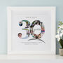 Personalised Pearl Wedding Anniversary Collage, thumbnail 4 of 11