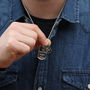Men's Sterling Silver Double Dog Tag Necklace, thumbnail 1 of 10
