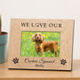 Personalised We Love Our Dog Picture Frame, thumbnail 1 of 2