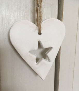 Personalised Name Sign Door Plaque With Vintage Heart, 4 of 5