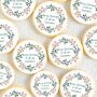 Personalised Christmas Wreath Design Drink Toppers, thumbnail 4 of 4