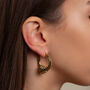 Large Gold Hoop Earrings, Chunky Gold Hoops, thumbnail 1 of 6