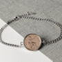1936 90th Birthday Farthing Coin Chain Bracelet, thumbnail 1 of 5