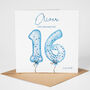 Personalised 16th Birthday Card, thumbnail 1 of 3