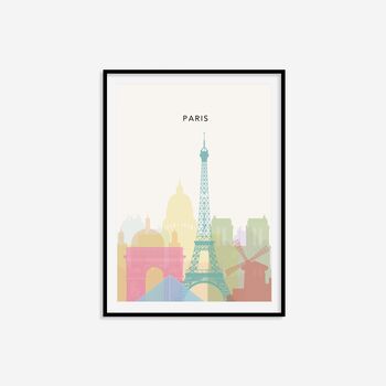 Minimalist Paris Travel Print, 7 of 8